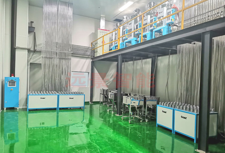 远景智能中央供料系统 助您实现智能注塑工厂